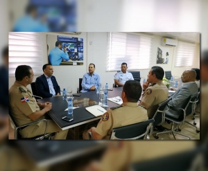 Directiva de CONADES realiza visita de cortesía nuestro nuevo Director Ejecutivo Gral. De Brigada Jean Amílcar Romero Jorge, ERD.