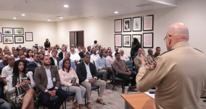 El Director Ejecutivo SVSP, Gral. de Brigada Justo Orlando Del Orbe Piña, ERD. se reunió con ejecutivos de las diferentes empresas de seguridad privada de la zona este.