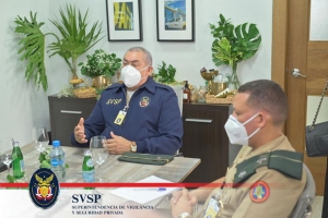 Director Ejecutivo, General de Brigada, Miguel A. Rubio Báez, sostuvo una reunión con el Consejo Nacional de Empresas de Seguridad (CONADES).